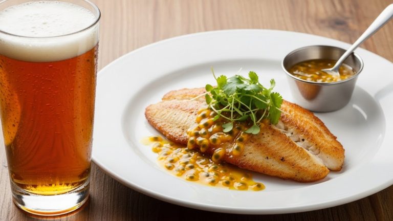 Receita de Tilápia com molho de cerveja e maracujá